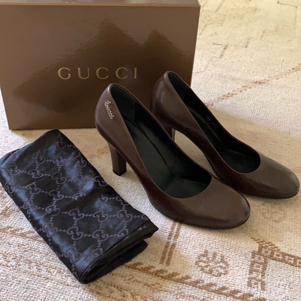 3X HP 🎉 Gucci Quentin Rodeo Scuro Pumps